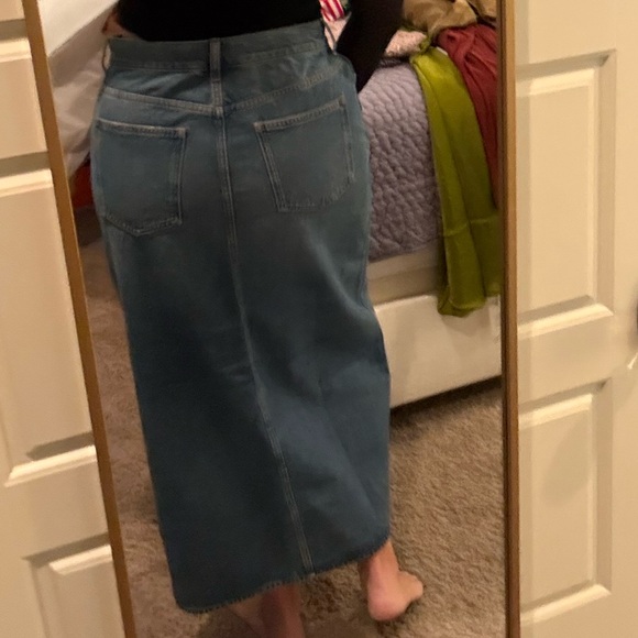 Madewell Denim Midi Skirt - Picture 8 of 8